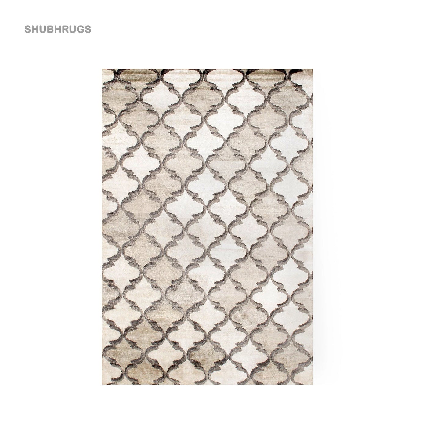 Contemporary leather-rug