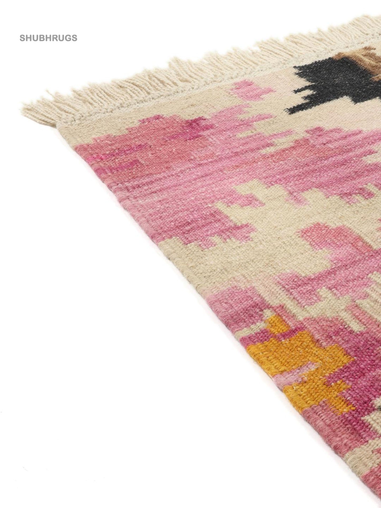Kilim Karabakh Sofia - Black Wool Rug