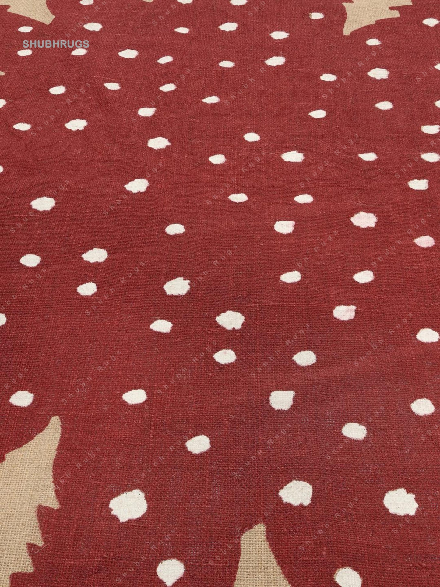 Winterland - Red Beige Jute- Rug