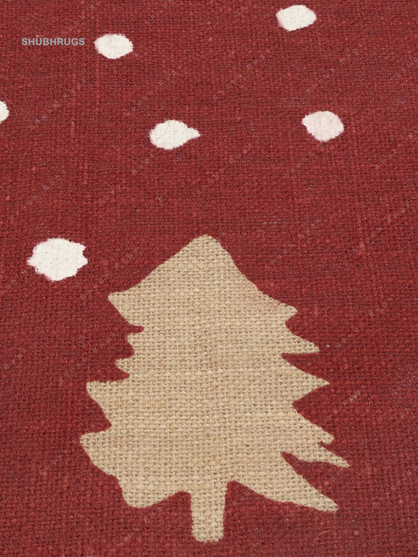 Winterland - Red Beige Jute- Rug
