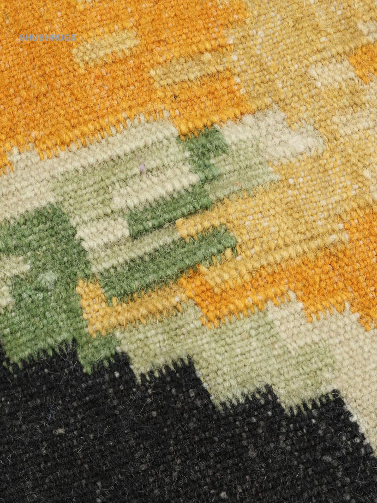 Kilim Karabakh Sofia - Black Wool Rug