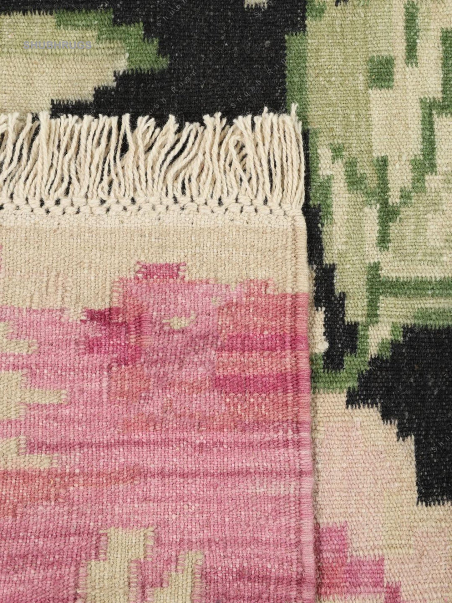 Kilim Karabakh Sofia - Black Wool Rug