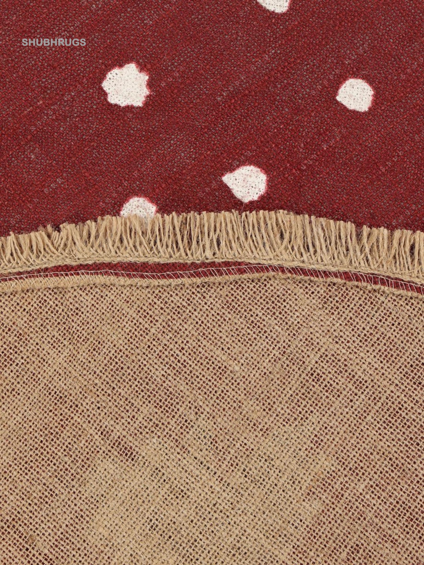 Winterland - Red Beige Jute- Rug