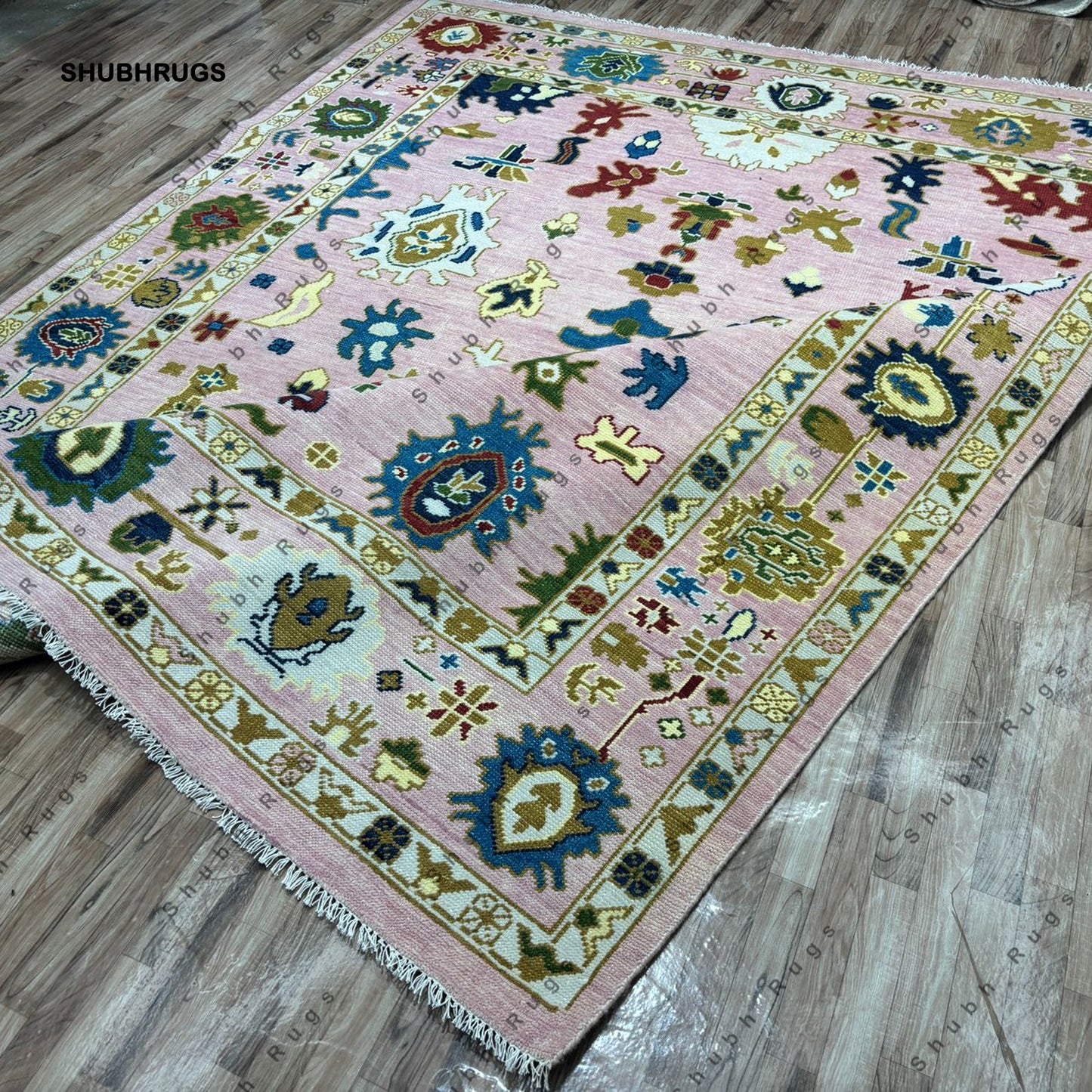 Persian Oushak Rug Hand-Knotted Designer Rug For Living Room, Bedroom, Hallway,Offices,Home Decor Area Rug 5x8 8x10 9x12 Black Friday Carpet