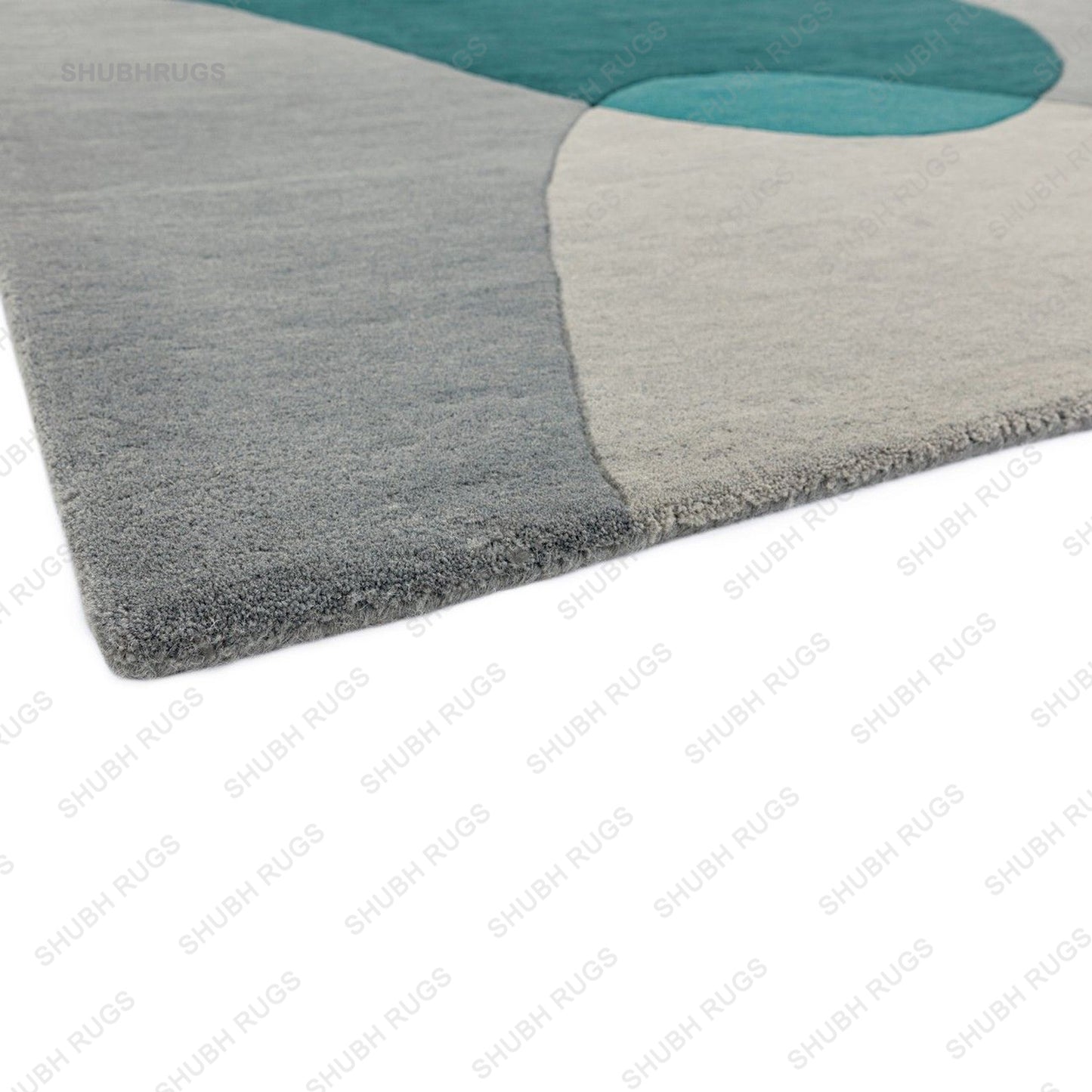 Carpet Persian Tufted Wool Blend Anti Slip Area Rugs Handmade Tufted Carpet