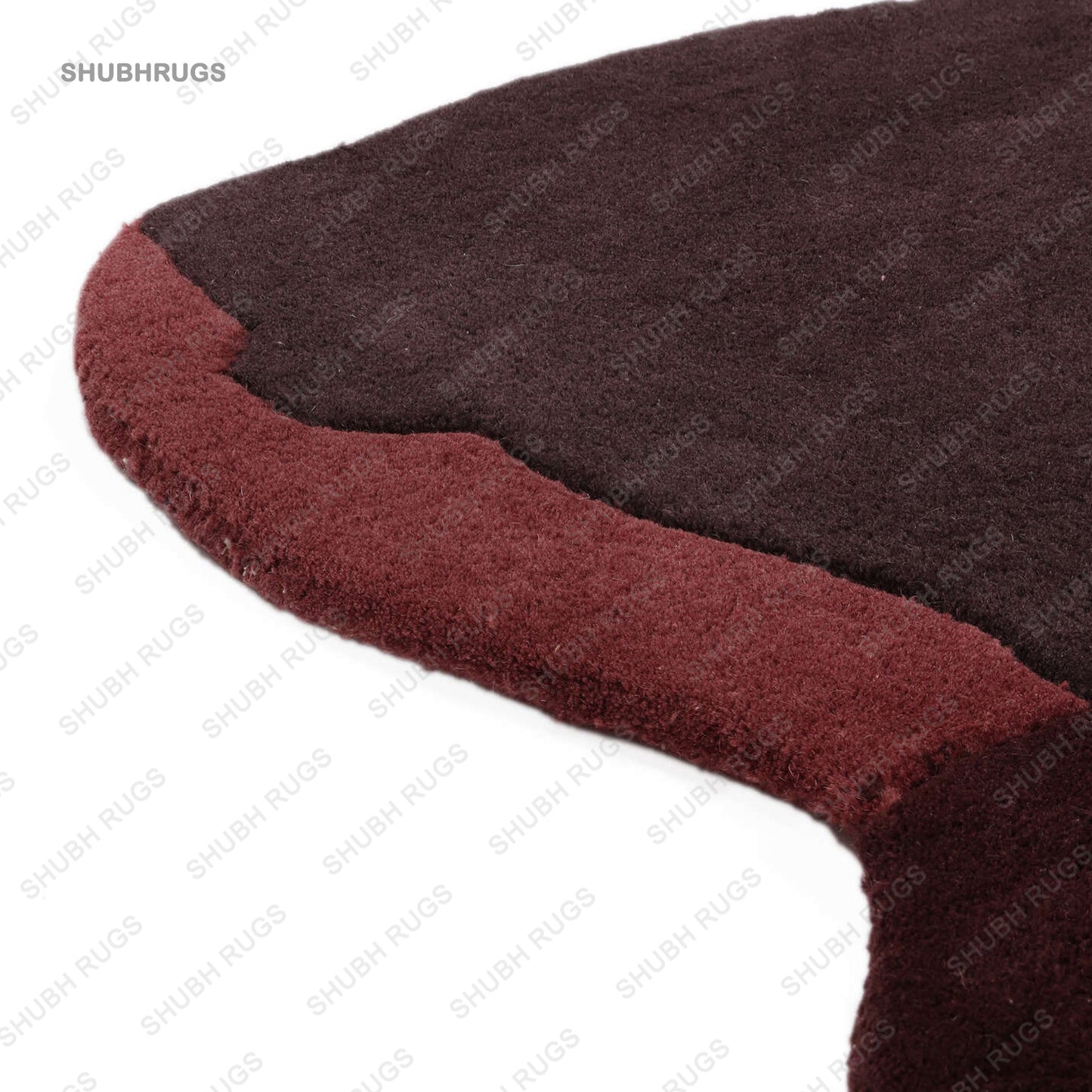 Botanic - Burgundy Red / Pink Rug