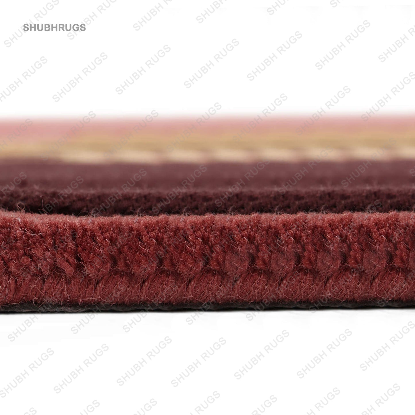 Botanic - Burgundy Red / Pink Rug