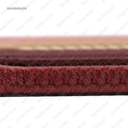 Botanic - Burgundy Red / Pink Rug