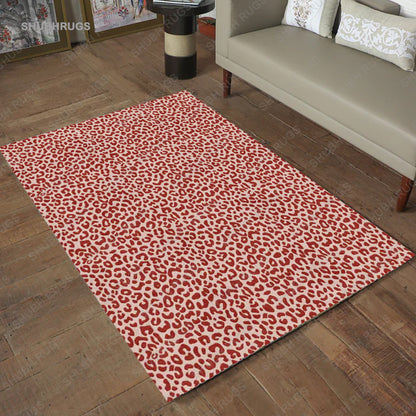 Leopard In Boss Wool Rug By Floor ,Tufted & Hand Knotted Rug