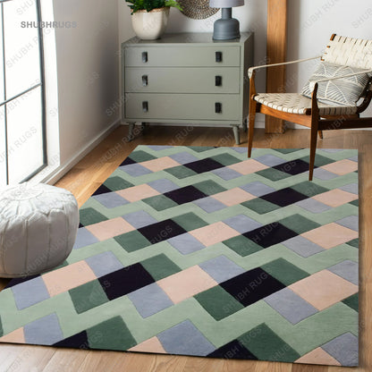 Weft Green Is A Beautiful Tufted Rug