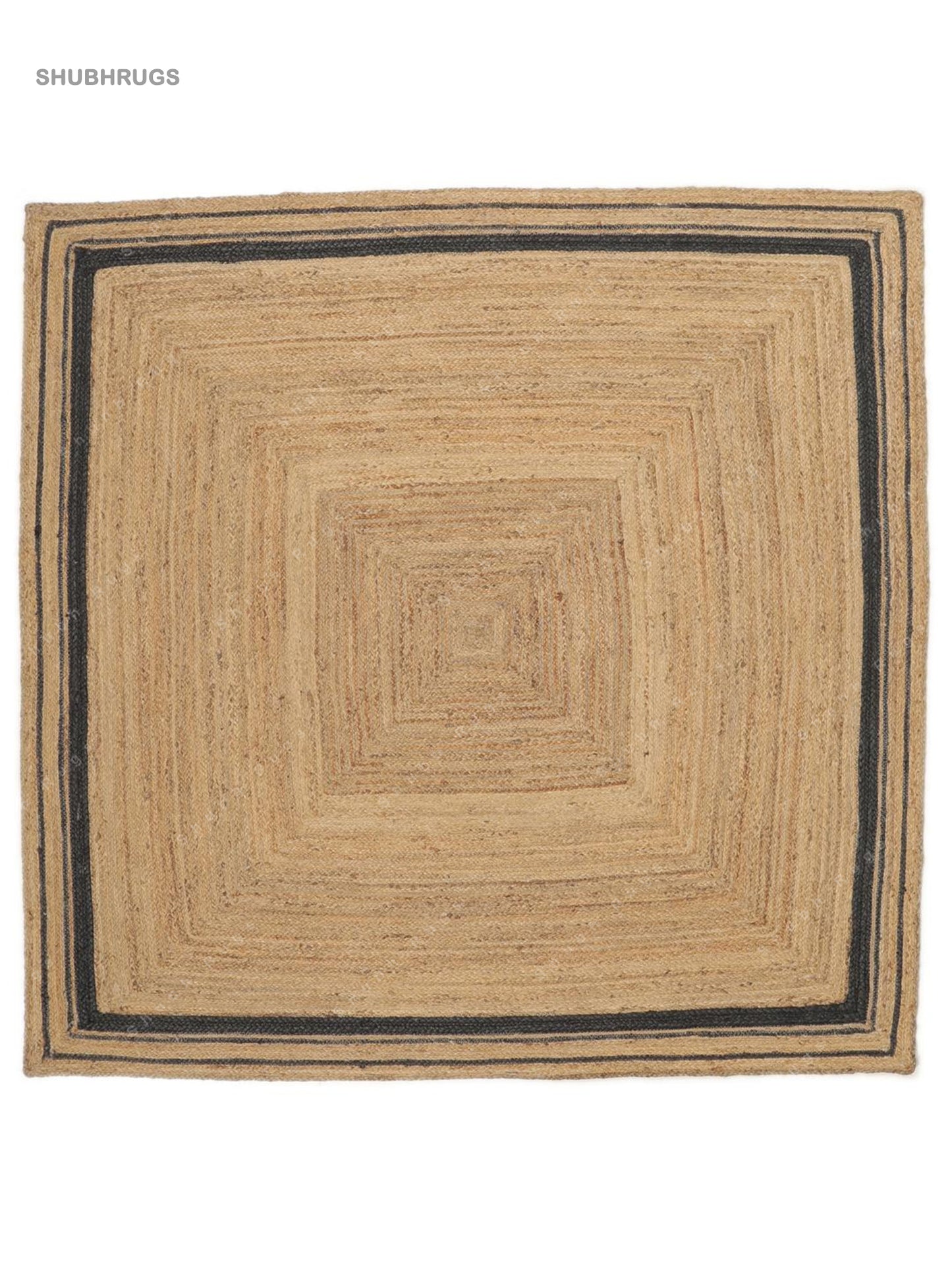 Ditte Jute  Black Jute Rug