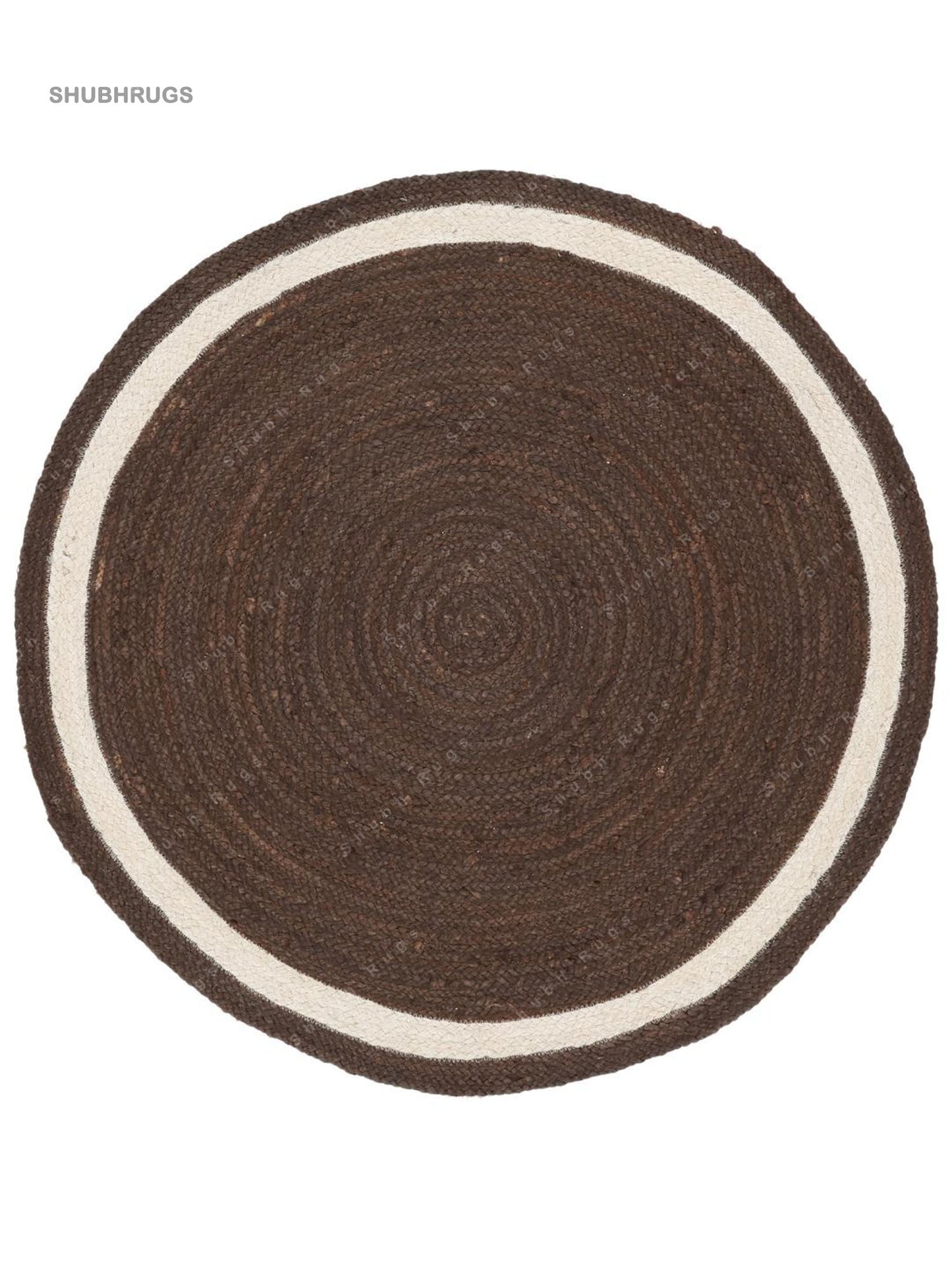 Pella Line - Brown  Off White Jute -Rug