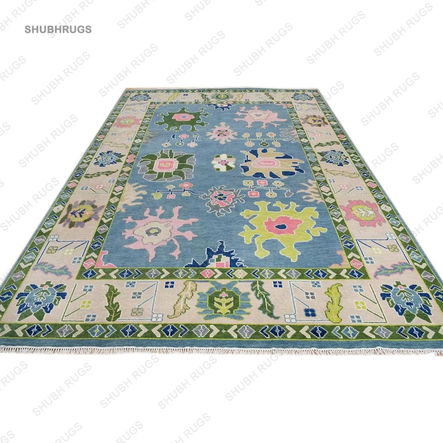 Premium Handmade Oriental Turkish Oushak Rug