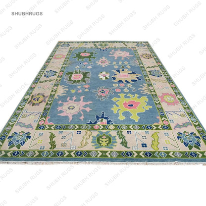 Premium Handmade Oriental Turkish Oushak Rug