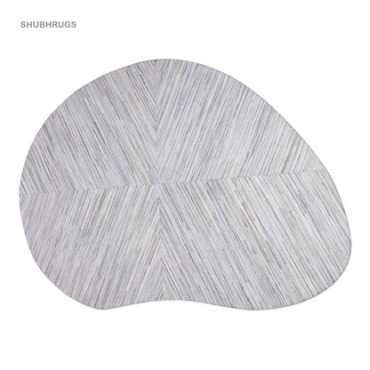 Ness leather rug