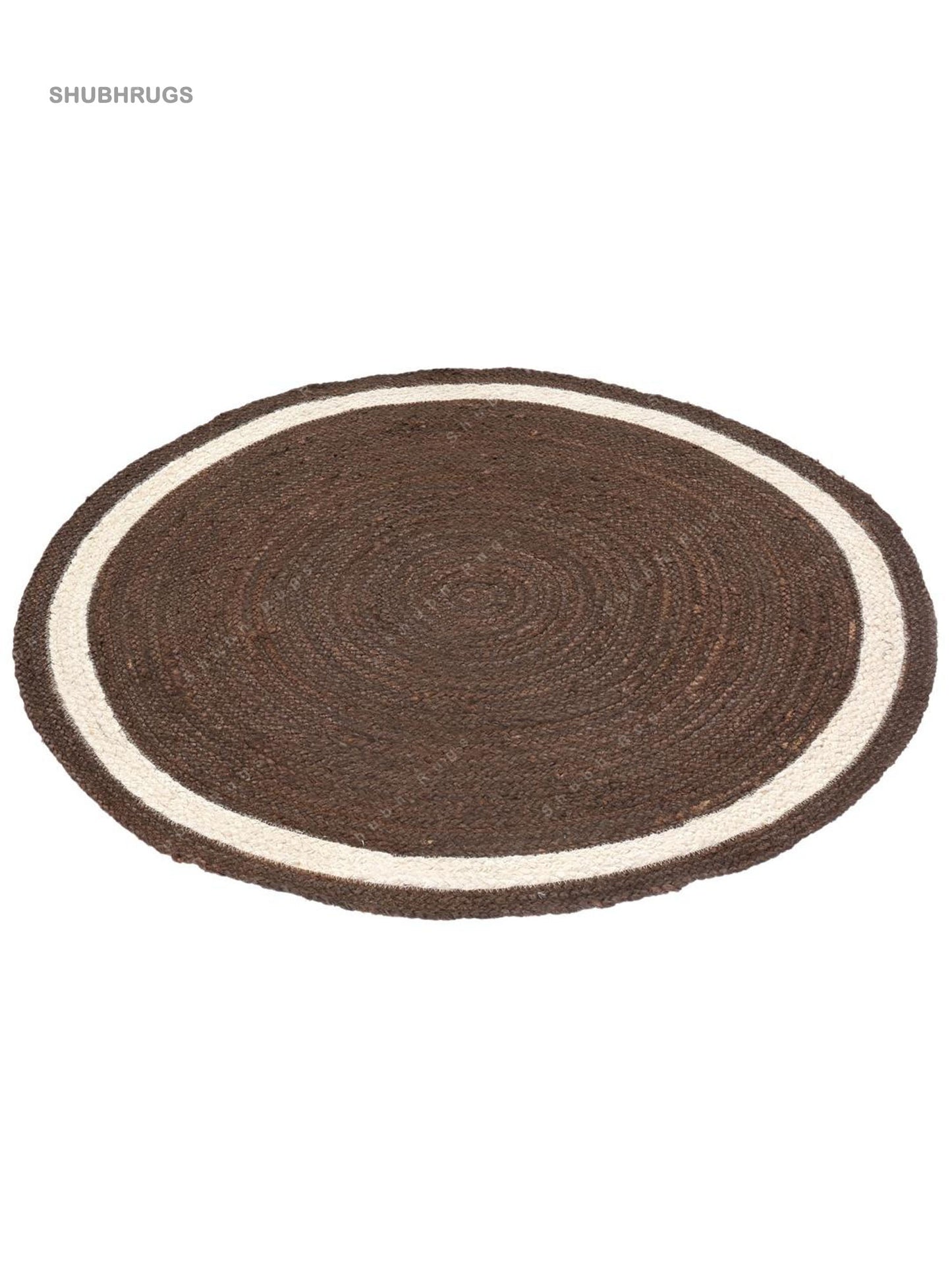 Pella Line - Brown  Off White Jute -Rug