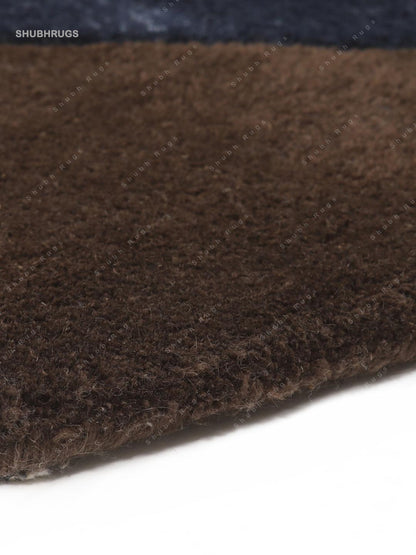 Portal  Brown Wool Rug