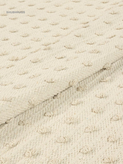 Natural White Wool- Rug