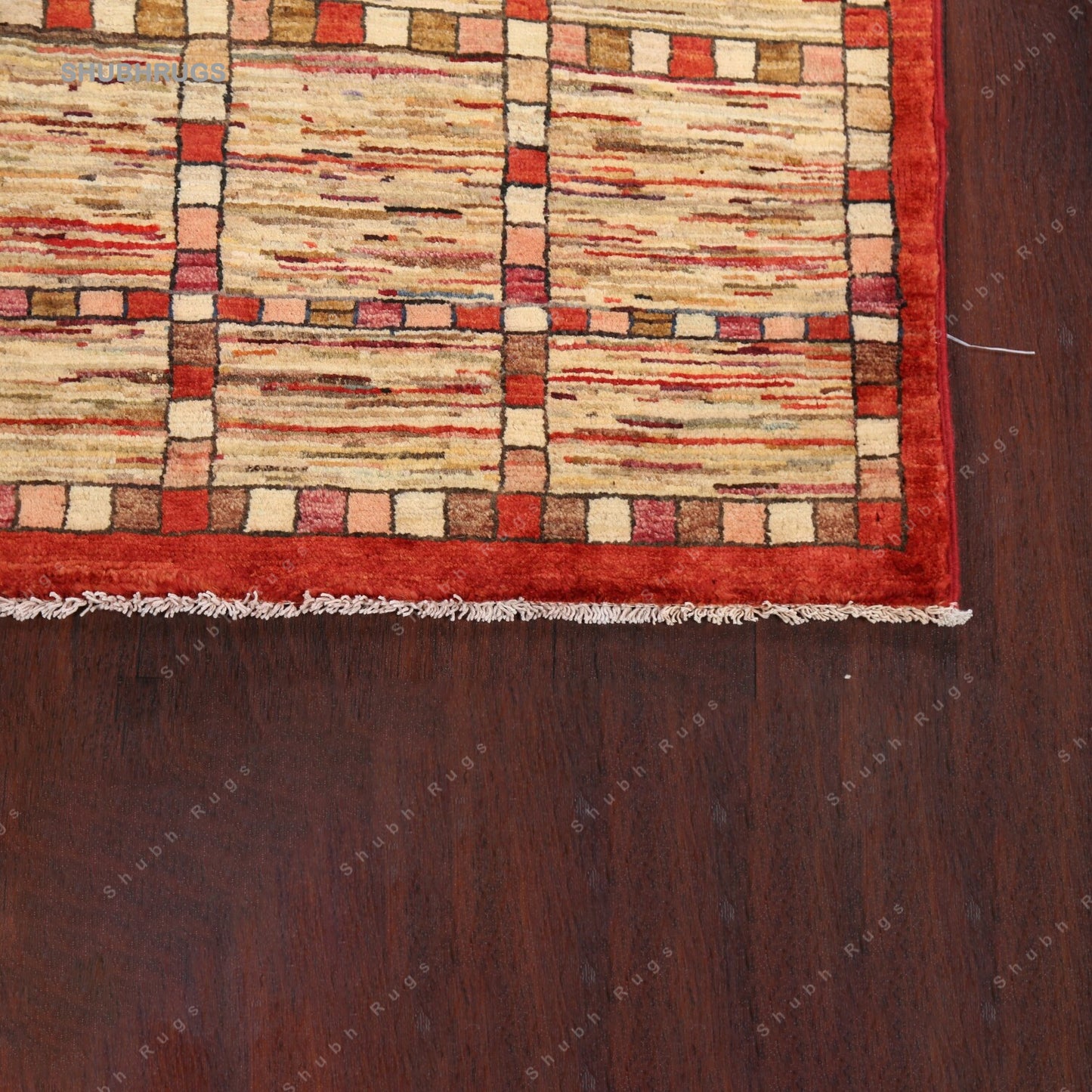 Geometric Gabbeh Kashkoli Oriental Area Rug