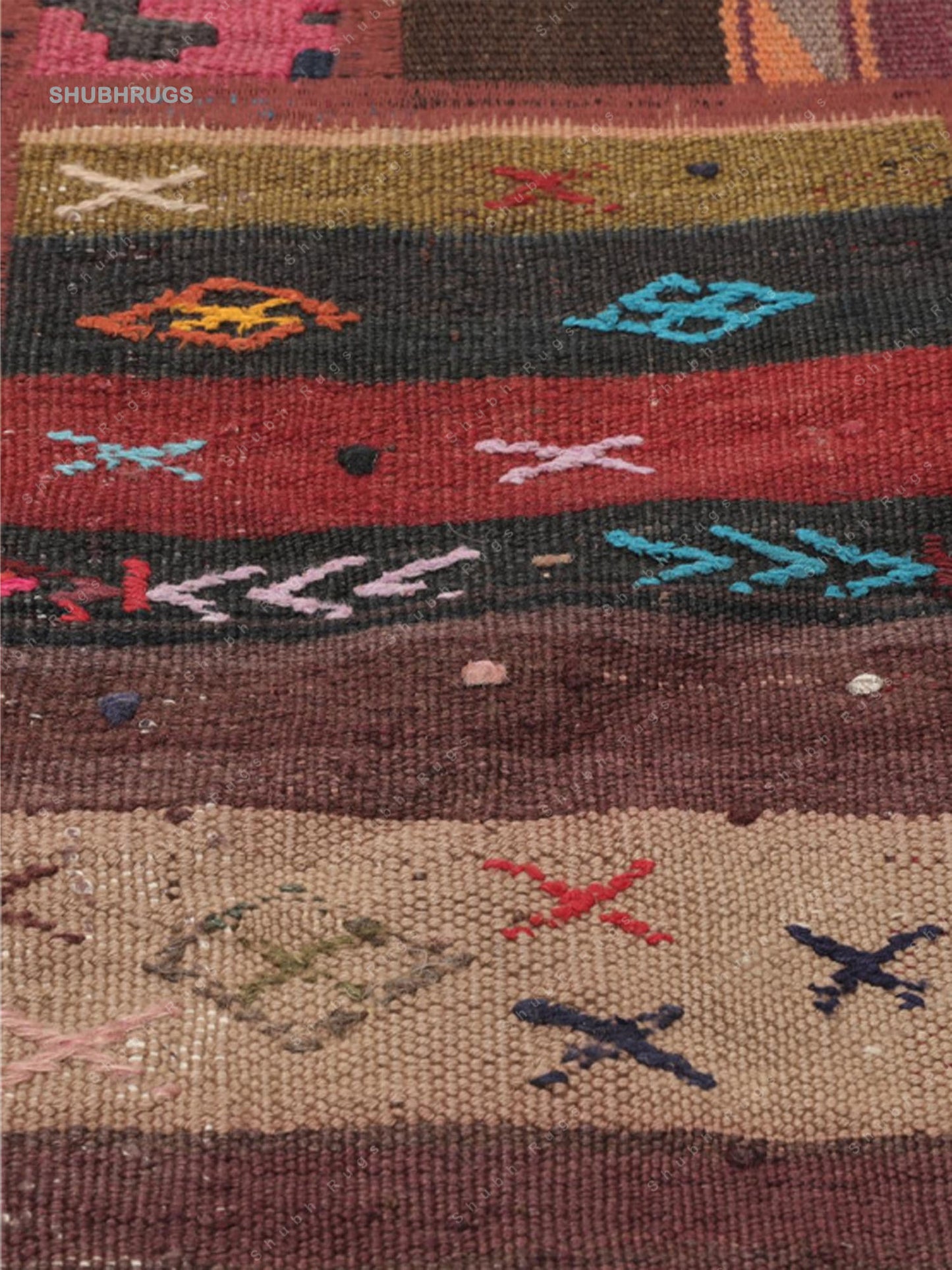 Tekkeh Kilim - Hand Woven Wool Rug