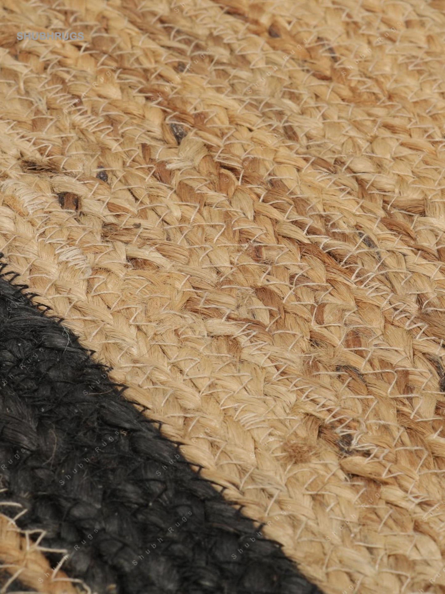 Ditte Jute  Black Jute Rug