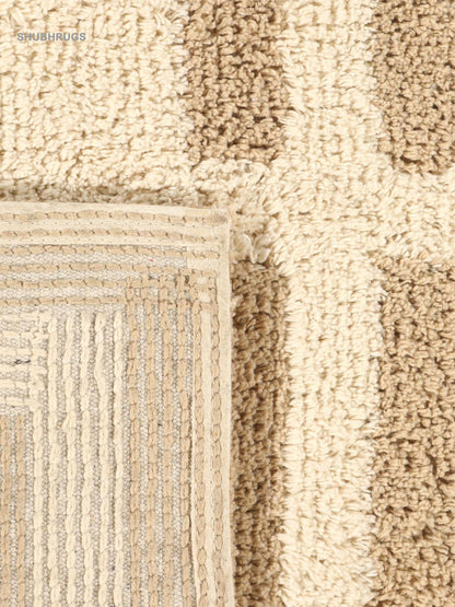 Chateau-Natural White  Beige Bath Mat