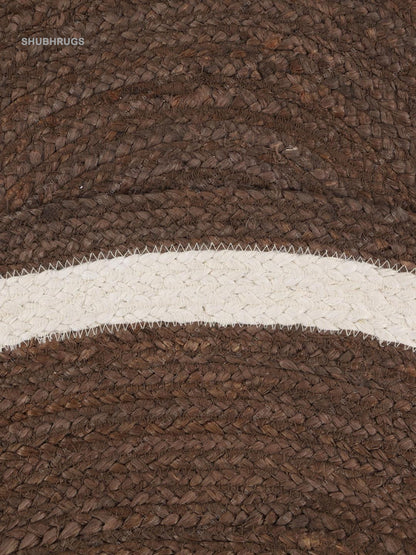 Pella Line - Brown  Off White Jute -Rug