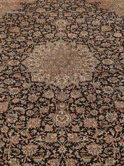 Kashmir pure silk - Hand Knotted Silk -Rug