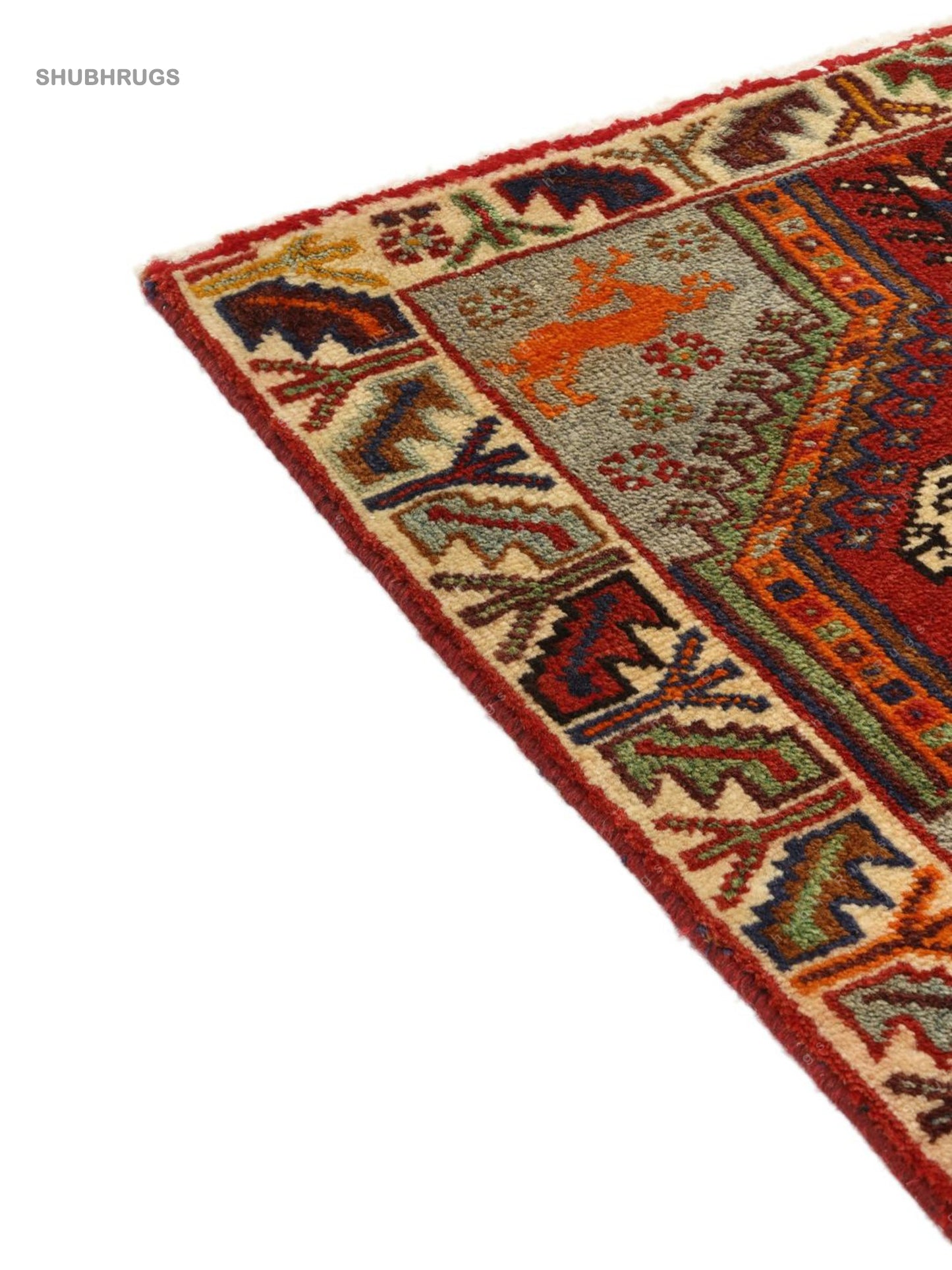 Qashqai Hand Knotted Wool Rug