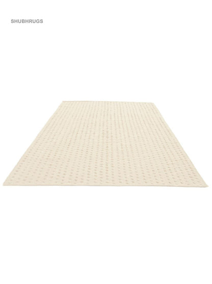 Natural White Wool- Rug