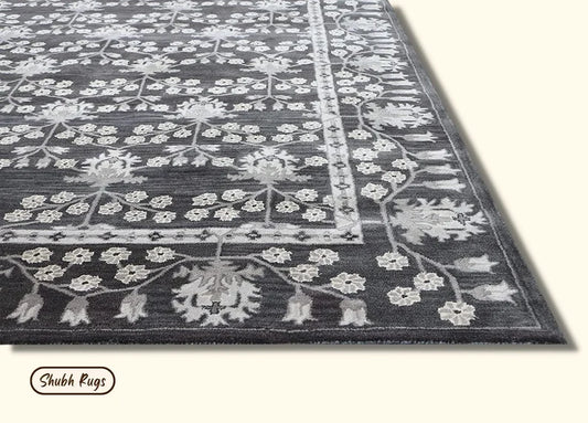 Handmade Kennedy Rug Persian-Style Hand-Tufted 100% Wool Carpet