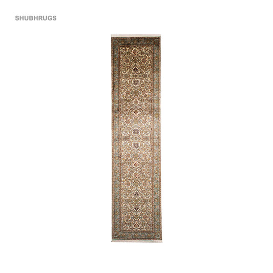 Kashmir pure silk - Hand Knotted Silk- Rug